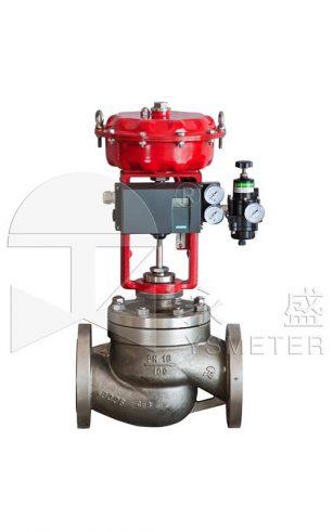 Интеллектуальный клеточный односедельный регулирующий клапан с серводействием