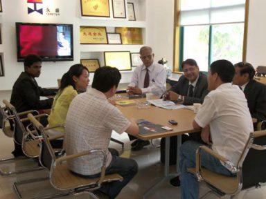 印度某項(xiàng)目公司一行人來我公司參觀考察